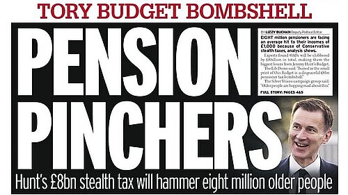 daily mail pensioner stealth tax