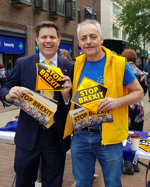 Antony Hook (left) with Gareth Owen-Williams