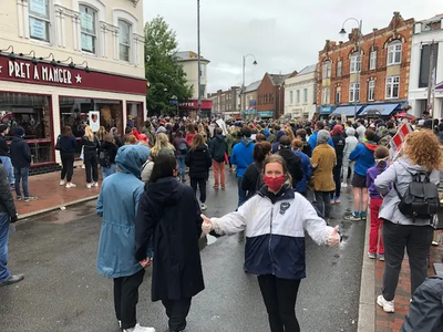 BLM rally in Tunbridge Wells, June 6th 2020